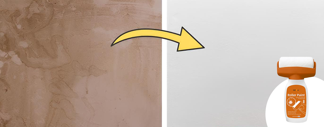 Rolă de Vopsea pentru Pereți Albi