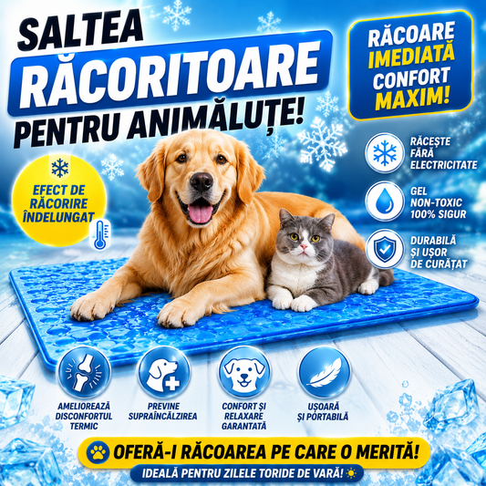 Saltea răcoritoare pentru animale