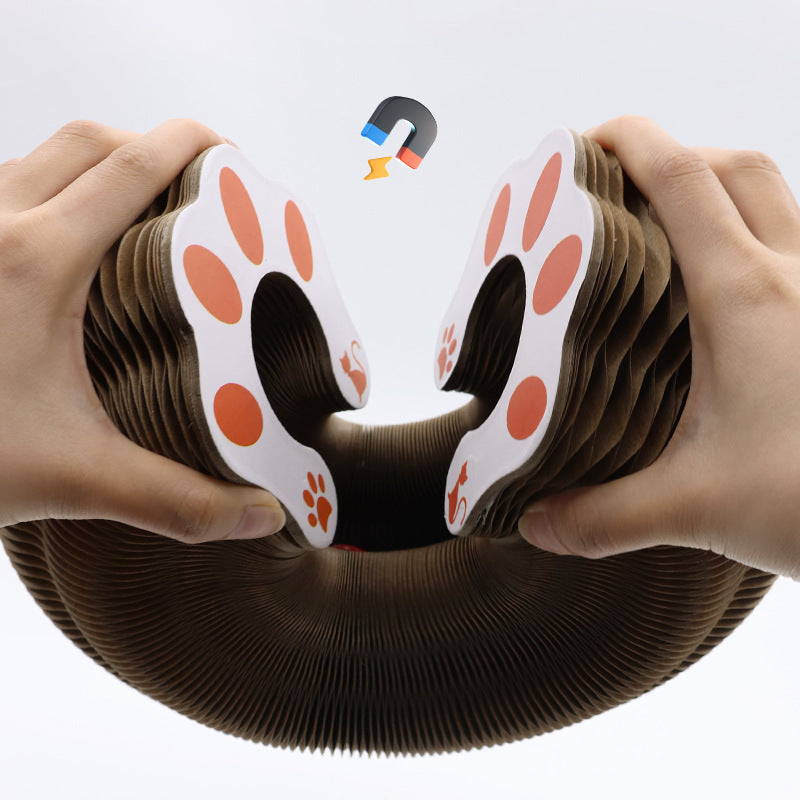 Jucărie interactivă de zgâriat cu bilă - Pentru pisici