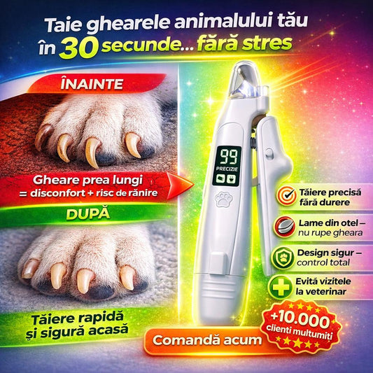 Clește LED pentru unghii de animale